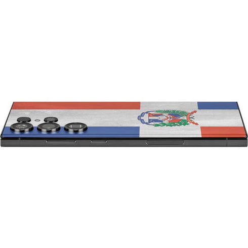 Dominican Republic Flag Faded Galaxy Skins